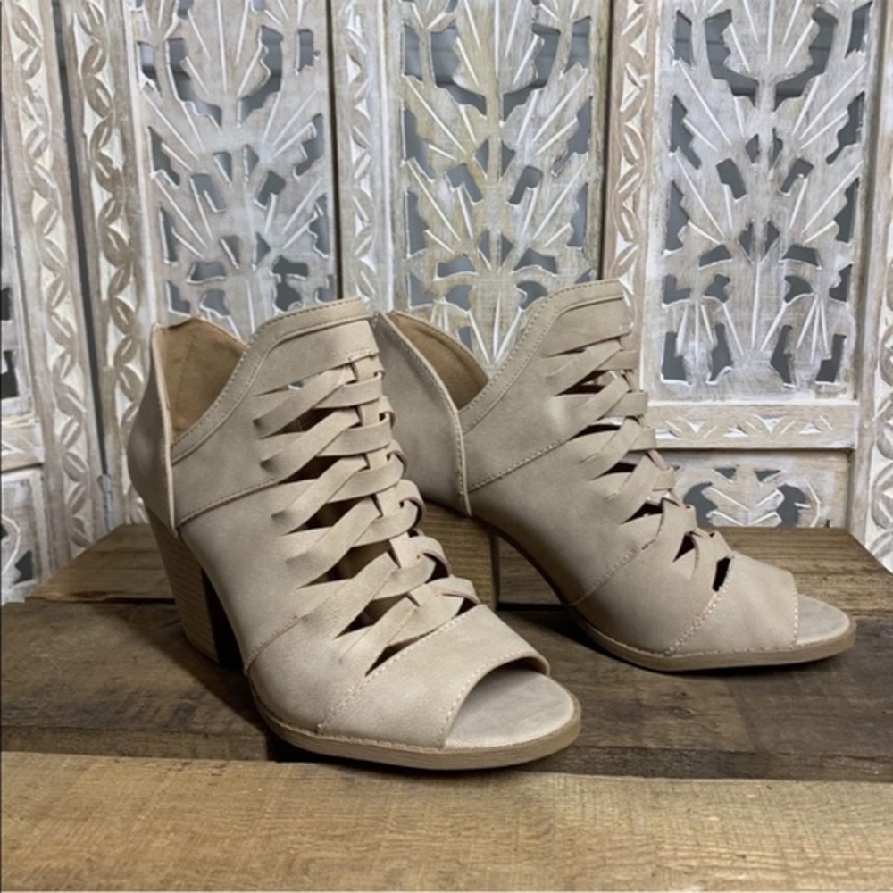 Berkley Peep Toe Booties